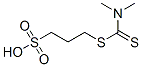 3-[[(dimethylamino)thioxomethyl]thio]propanesulphonic acid 结构式