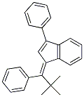 1H-Indene, 1-(2,2-dimethyl-1-phenylpropylidene)-3-phenyl- 结构式
