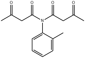 N-(1,3-dioxobutyl)-3-oxo-N-(o-tolyl)butyramide Structure