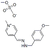 4-[[(p-anisyl)methylhydrazono]methyl]-1-methylpyridinium methyl sulphate|