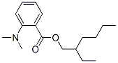 2-(Dimethylamino)benzoic acid 2-ethylhexyl ester Structure