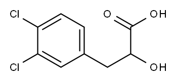 3-(3,4-dichlorophenyl)lactic acid 结构式