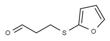 3-(2-furylthio)propionaldehyde Structure