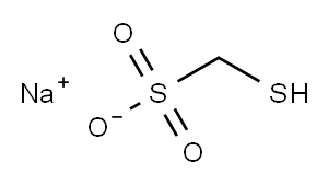 sodium mercaptomethanesulphonate 结构式