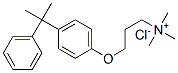 3-[4-(1-methyl-1-phenylethyl)phenoxy]propyltrimethylammonium chloride 结构式