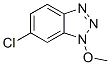 6-chloro-1-methoxy-benzotriazole 结构式