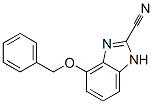 1-phenylmethoxybenzoimidazole-2-carbonitrile 结构式
