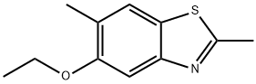 5-ETHOXY-2,6-DIMETHYL-1,3-BENZOTHIAZOLE 结构式
