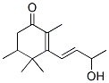3-(3-Hydroxy-1-butenyl)-2,4,4,5-tetramethyl-2-cyclohexen-1-one Structure