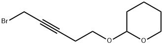2H-吡喃, 2-[(5-溴-3-戊炔-1-氧基)]四氢 结构式