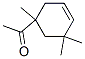 1-(1,5,5-trimethyl-3-cyclohexen-1-yl)ethan-1-one Structure