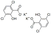 dipotassium 3,6-dichlorosalicylate 结构式