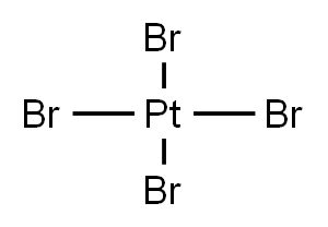 溴化铂(IV) 结构式