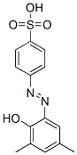 4-[(2-Hydroxy-3,5-dimethylphenyl)azo]benzenesulfonic acid 结构式