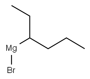 (1-Ethylbutyl)magnesium bromide 结构式