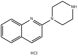 2-(piperazin-1-yl)quinoline hydrochloride 结构式