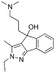 2,4-Dihydro-4-(3-dimethylaminopropyl)-2-ethyl-3-methylindeno[1,2-c]pyrazol-4-ol Structure