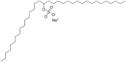 硫酸单-C16-18-烷基酯钠, 68955-20-4, 结构式