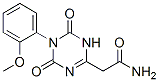 1,4,5,6-tetrahydro-N-(2-methoxyphenyl)-4,6-dioxo-1,3,5-triazin-2-acetamide Structure