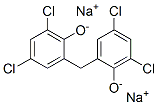 disodium 2,2'-methylenebis[4,6-dichlorophenolate] Structure
