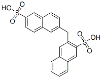 3,6'-methylenebisnaphthalene-2-sulphonic acid Structure