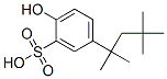 2-Hydroxy-5-(1,1,3,3-tetramethylbutyl)benzenesulfonic acid 结构式