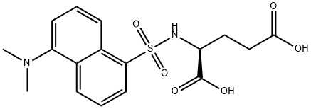 DANSYL-DL-GLUTAMIC ACID DI(CYCLOHEXYLAMMONIUM) SALT Structure