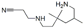 3-[(6-amino-3,3,5-trimethylhexyl)amino]propiononitrile 结构式