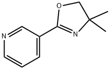 4,5-DIHYDRO-4,4-DIMETHYL-2-(3-PYRIDYL)OXAZOLE Structure