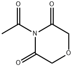 3,5-Morpholinedione, 4-acetyl- (9CI) Structure