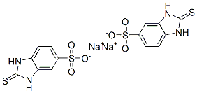 2,3-二氢-2-硫代-1H-苯并咪唑-5-磺酸二钠盐 结构式