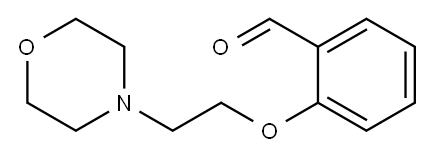 2-[2-(4-吗啉基)乙氧基]苯甲醛 结构式