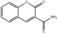 2-氧代-2H-色烯-3-硫代碳酰胺, 69015-65-2, 结构式