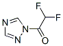 1H-1,2,4-Triazole, 1-(difluoroacetyl)- (9CI) 结构式