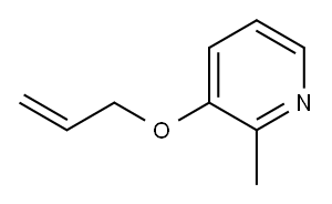 2-Methyl-3-(2-propenyloxy)pyridine Structure