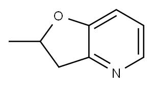 2,3-Dihydro-2-methylfuro[3,2-b]pyridine 结构式