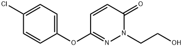 6-(4-Chlorophenoxy)-2-(2-hydroxyethyl)-3(2H)-pyridazinone Structure