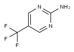 5-三氟甲基-2-氨基嘧啶 结构式