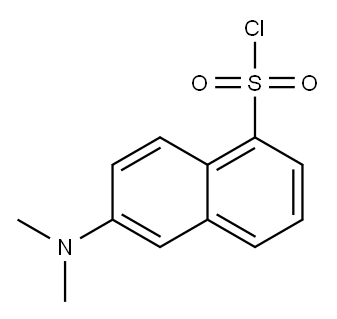 2-DIMETHYLAMINONAPHTHALENE-5-SULFONYL CHLORIDE Structure