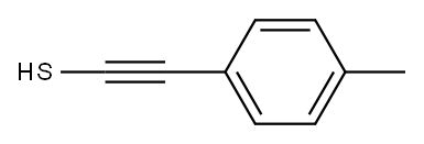 Ethynethiol, (4-methylphenyl)- (9CI) 结构式