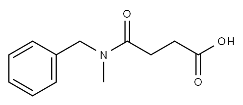 4-[benzyl(methyl)amino]-4-oxobutanoicacid Structure
