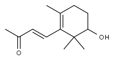 2-Hydroxy-5,7-megastigmadien-9-one Structure