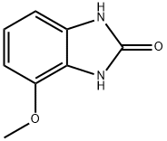 4-甲氧基-1,3-二氢-苯并咪唑-2-酮 结构式