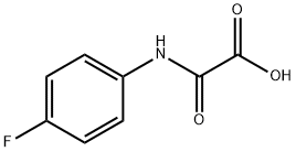 2-[(4-氟苯基)氨基]-2-氧代-乙酸 结构式