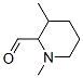 2-Piperidinecarboxaldehyde, 1,3-dimethyl- (9CI) Structure