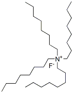 四辛基氟化铵, 69078-23-5, 结构式