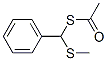 Ethanethioic acid S-[(methylthio)phenylmethyl] ester 结构式