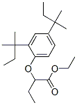 2-[2,4-双(1,1-二甲基丙基)苯氧基]丁酸乙酯 结构式