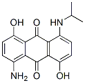 1-amino-4,8-dihydroxy-5-[(1-methylethyl)amino]anthraquinone Structure