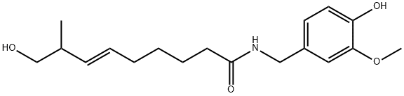17-Hydroxy Capsaicin Structure
